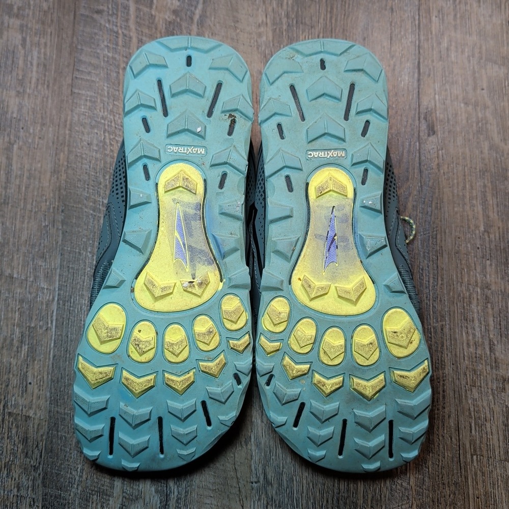 Altra Lone Peak 5 Running Shoes Womens Sz 10 Wide AL0A547W327 Green Trail Hiking - Picture 12 of 14